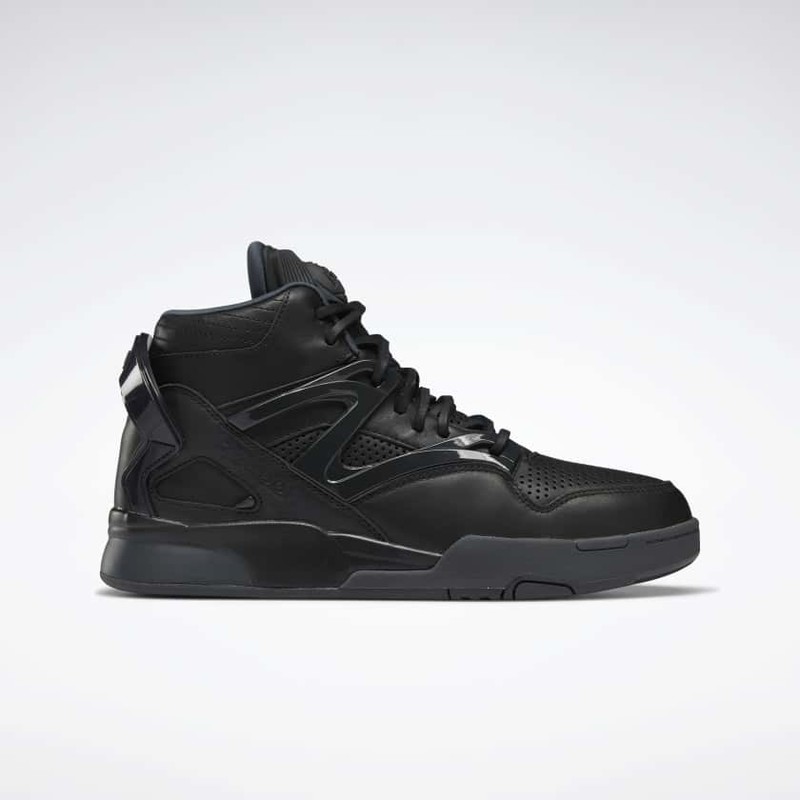 Reebok pump hot sale all black